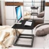 Adjustable foldable laptop table