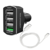ravpower car charger / 4 usb port / 54 wat with cable