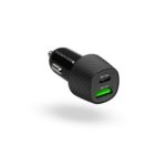 36W Car Charger with QC3.0, and USB Type-C Power Delivery 20W