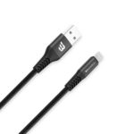 USB A to Ligthing Cable, 3A, MFI Certified, 1.2 M, TPU, Black-2