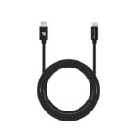 USB C to Lightning Cable, 3A, MFI Certified, 1.2M, TPU, Black