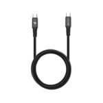 USB Type C to USB Type C Cable,3A, 1.2 M,TPU, Black